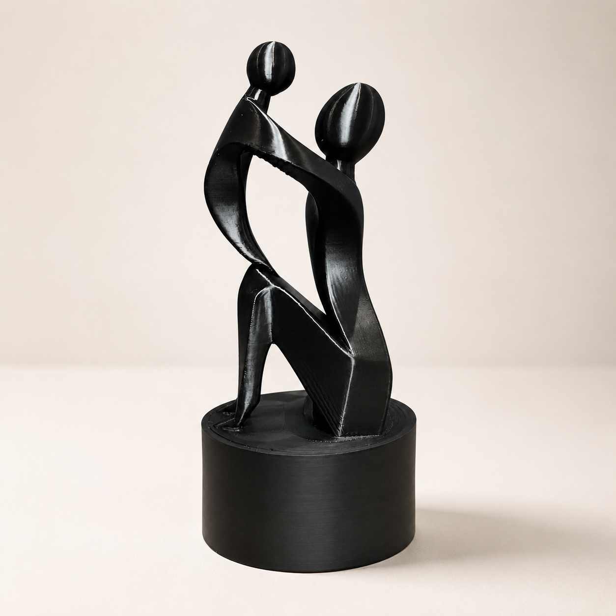 Anne & Bebek Heykeli – Modern Soyut 3D Biblo Dekor