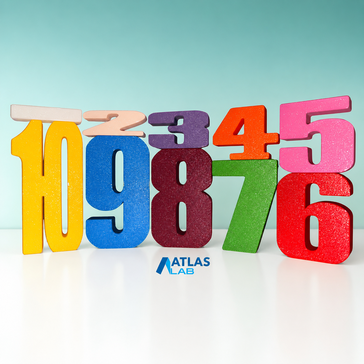 Montessori Sayı Blokları – 1'den 10'a Renkli Eğitici Set