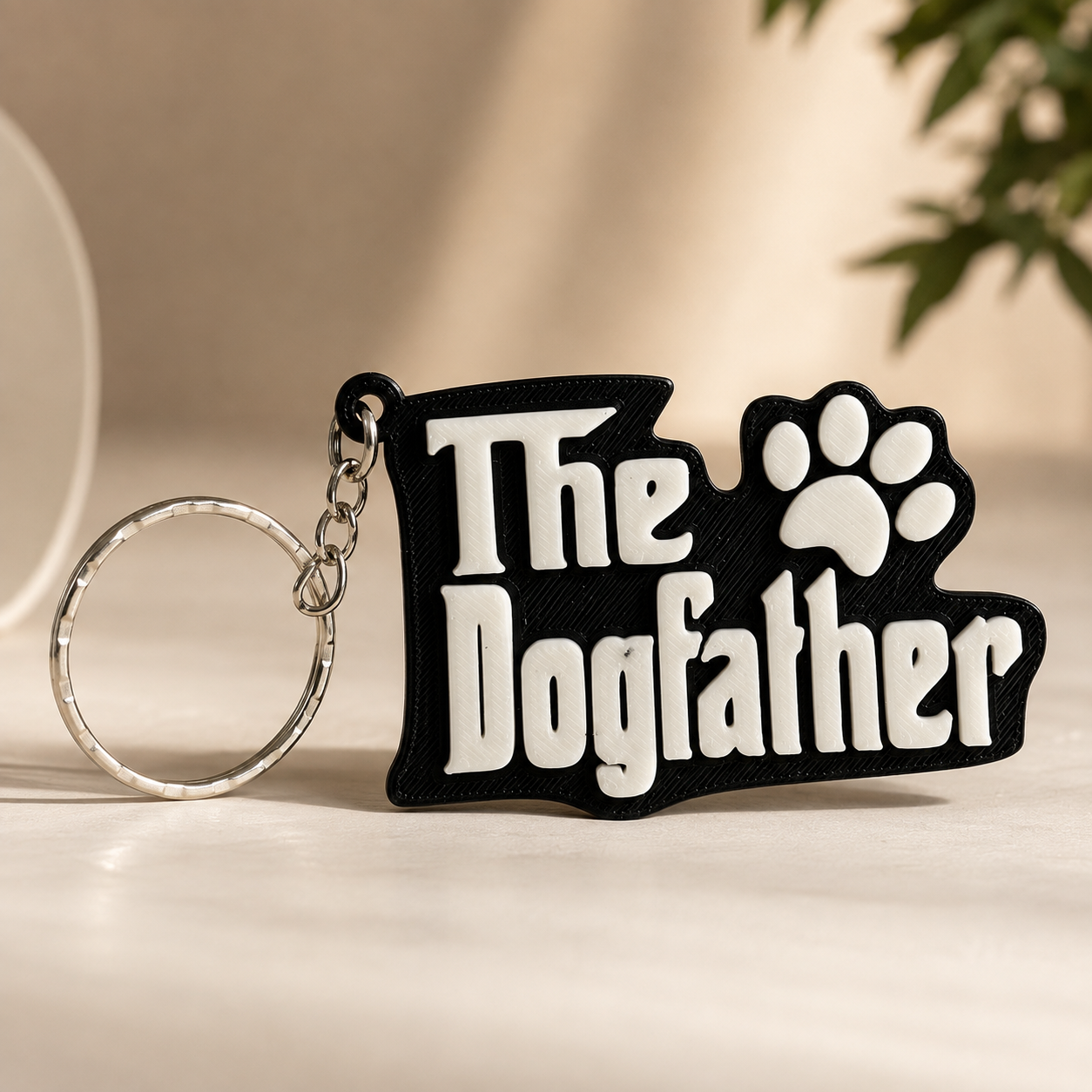 The Dogfather Anahtarlık – Köpek Severlere Özel Dekoratif Anahtarlık