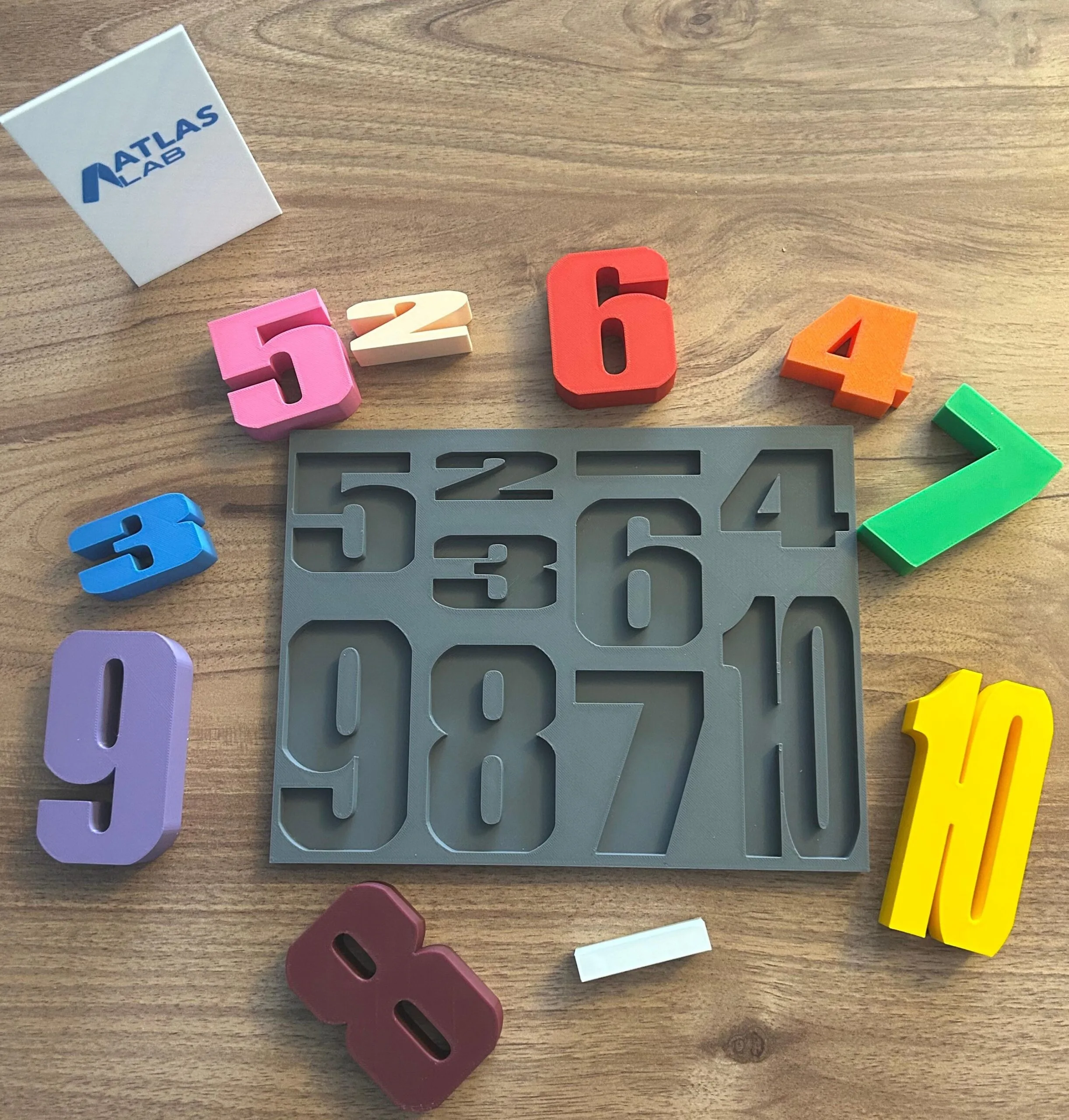 montessori sayı blokları puzzle