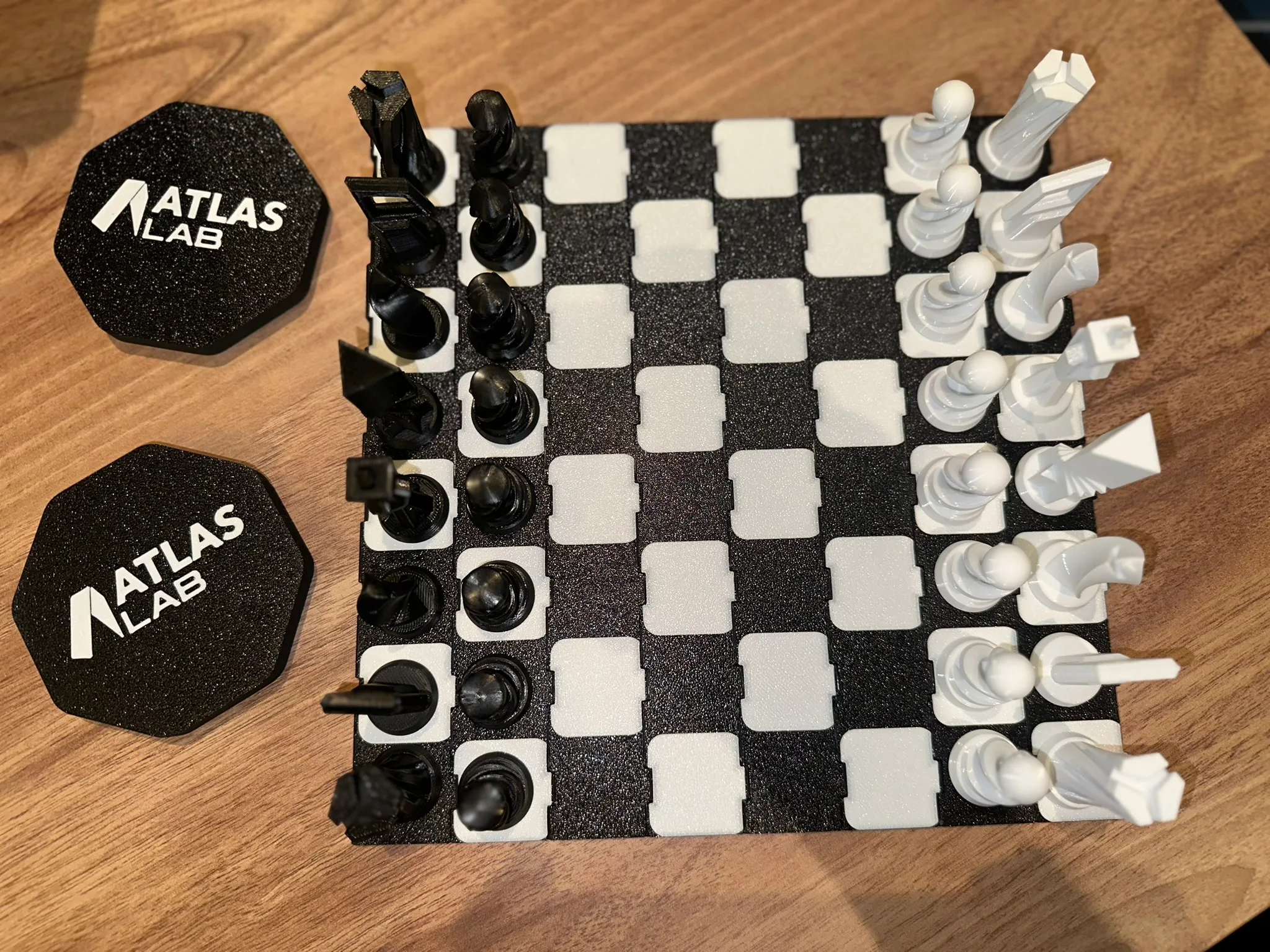 Satranç Seti Rulo Özel Tasarım 3D Baskı Katlanabilir – Şık ve Taşınabilir - Görsel 5