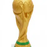 FIFA Dünya Kupası Dekoratif Kupa – 15 cm 3D Baskı Altın Renk