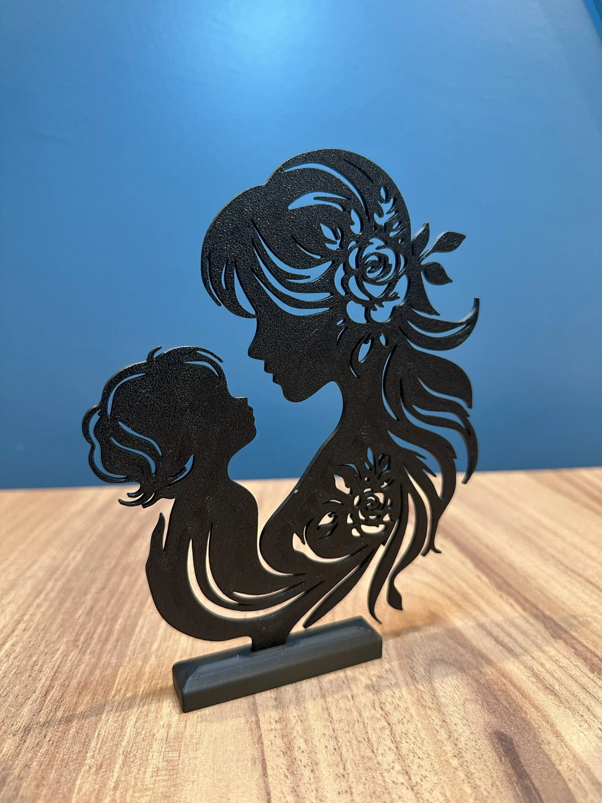 Anne & Bebek Dekoratif Obje | Anneler Günü Hediyesi | Sevgi ve Bağ Temalı El Yapımı Tasarım - Görsel 4