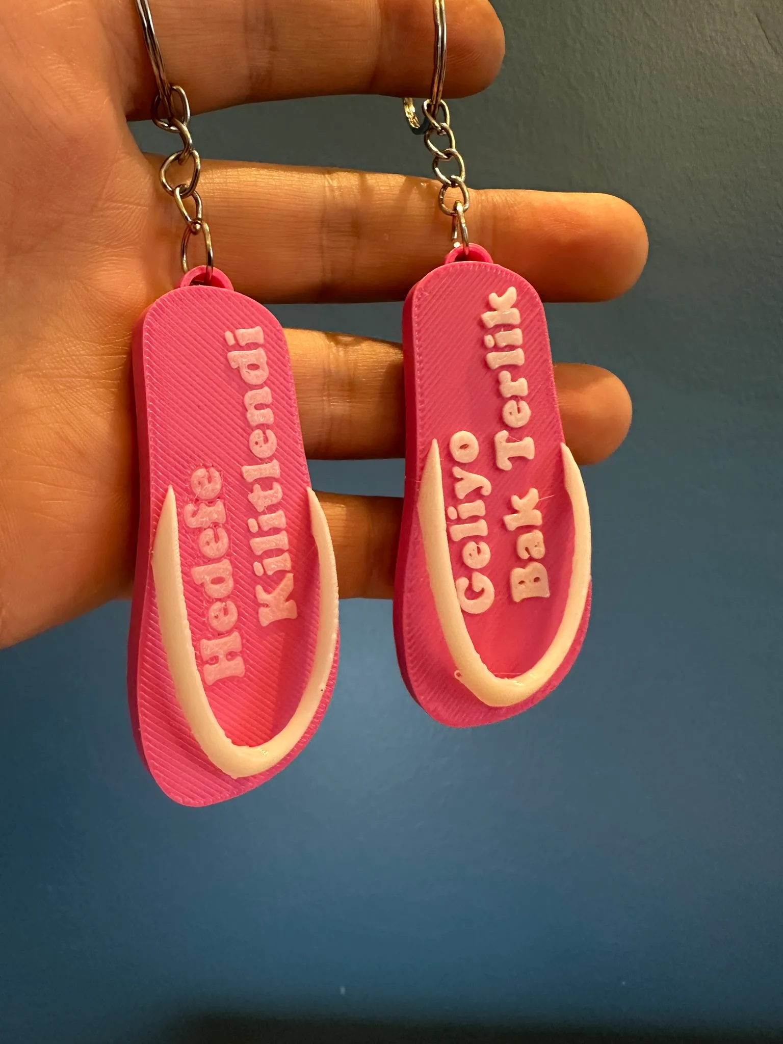 Anne Terliği Anahtarlık - Anneler Günü Hediyesi - 3D Baskı Anahtarlık - Anlamlı Anahtarlık - Görsel 2