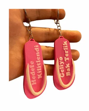 Anne Terliği Anahtarlık - Anneler Günü Hediyesi - 3D Baskı Anahtarlık - Anlamlı Anahtarlık