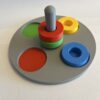 montessori halkalı renk eşleştirme oyuncağı