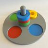 montessori halkalı renk eşleştirme oyuncağı
