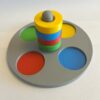 montessori halkalı renk eşleştirme oyuncağı
