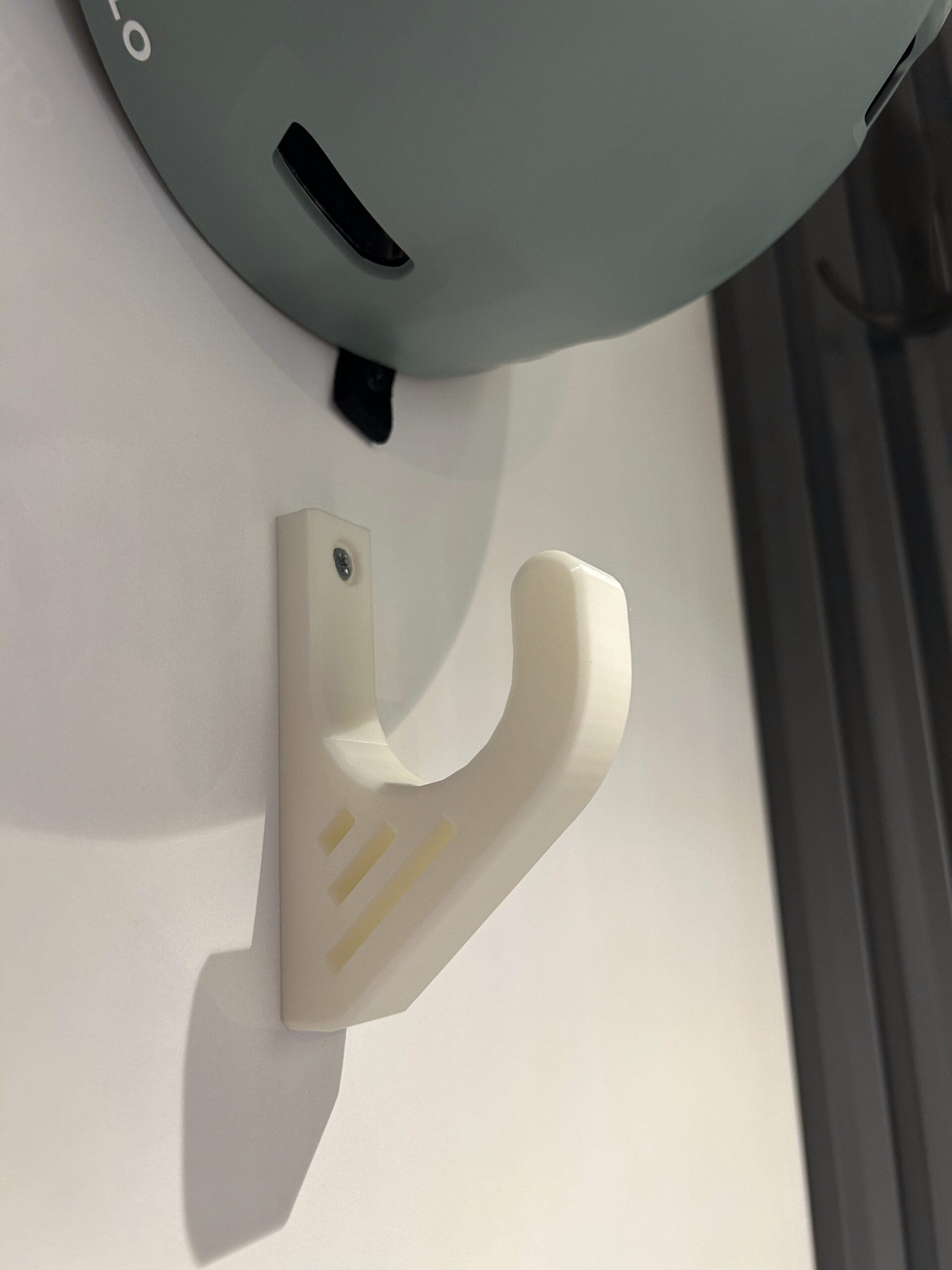 Bisiklet Kask Askısı Duvar Tipi – 3D Baskı - PLA - Düzenleyici Aparat - Duvar Askılık